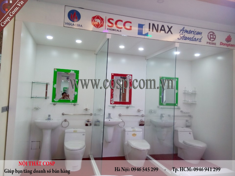 Thi công cửa hàng VLXD chị Ước- Hà Nam
